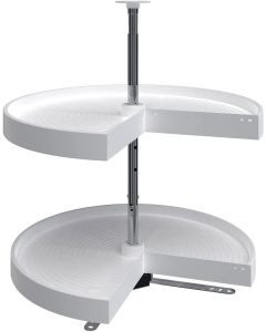 Polymer Lazy Susan - LS-2-POLY Polymer Lazy Susan Rack Set - Full set of racks comes with: Top and bottom mast piece, Two collars and position mounts, Two rack height set pins, Two polymer lazy Susan baskets