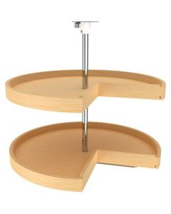 Lazy Susan Wooden Basket Set LS-3-WOOD 28" Lazy Susan Wooden Basket Set LS-3-WOOD